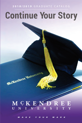 2018-2019 Graduate Catalog Mckendree University