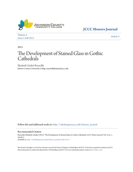 The Development of Stained Glass in Gothic Cathedrals