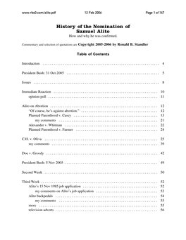 Alito.Pdf 12 Feb 2006 Page 1 of 147