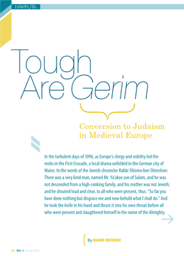 Conversion to Judaism in Medieval Europe