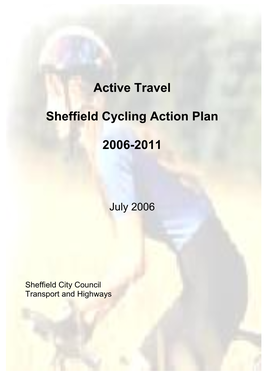Active Travel Sheffield Cycling Action Plan 2006-2011