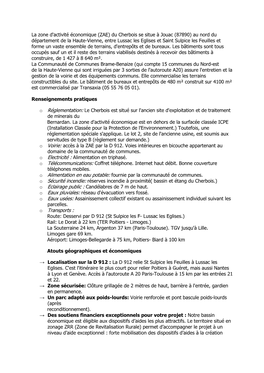 Zone D'activité Économique Du Cherbois