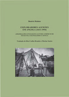 Exploradores Alemães Em Angola (1611-1954)