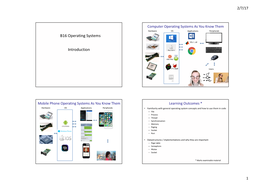 Introduction B16 Operating Systems