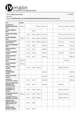 Arrêt Horaires BLOIS POLE D ECHANGE SCOLAIRE