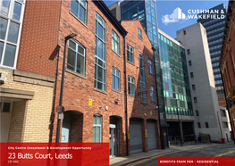 23 Butts Court, Leeds LS1 6AG BENEFITS from PDR - RESIDENTIAL 23 Butts Court, Leeds