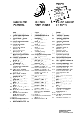 European Patent Bulletin 1982/44