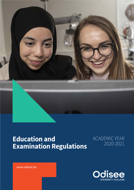 Odisee Education and Examination Regulations