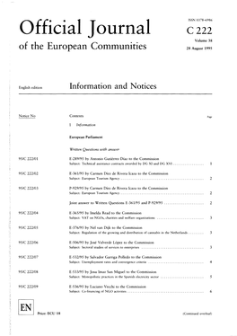 Official Journal C 222 Volume 38 of the European Communities 28 August 1995