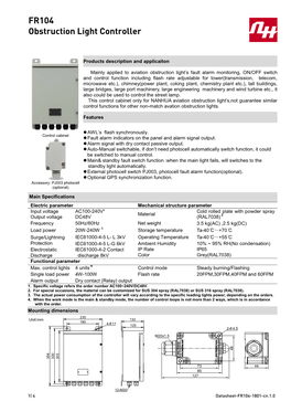 FR104 Obstruction Light Controller