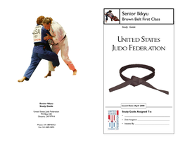 USJF Senior Ikkyu Study Guide