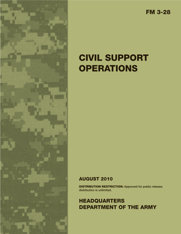 Civil Support Operations