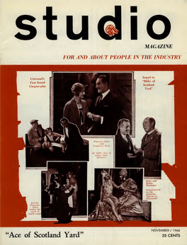 Hollywood Studio Magazine (November 1966)