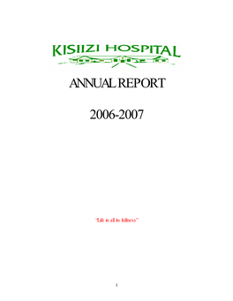Annual Report 2006-2007