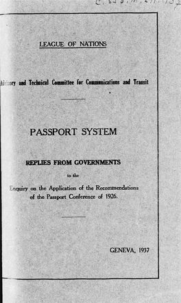 Passport System