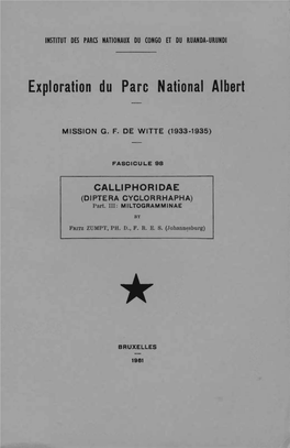 Exploration Du Pare National Albert