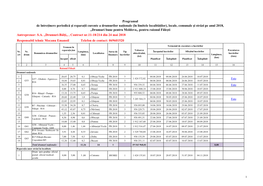 Programul De Întreținere Periodică Și Reparații Curente A