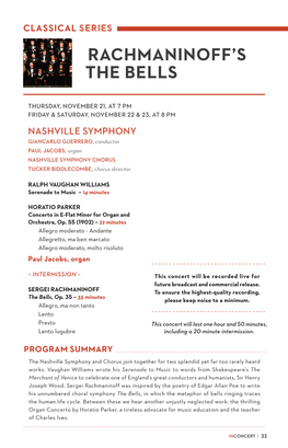 Belong NASHVILLE SYMPHONY GIANCARLO GUERRERO, Conductor PAUL JACOBS, Organ NASHVILLE SYMPHONY CHORUS TUCKER BIDDLECOMBE, Chorus Director