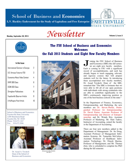 Newsletter Volume 3, Issue 3