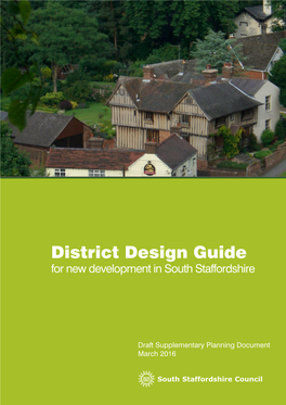 District Design Guide for New Development in South Staffordshire