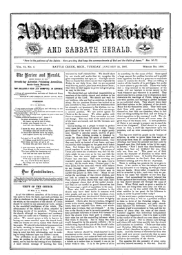 Review and Herald for 1887