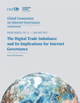 The Digital Trade Imbalance and Its Implications for Internet Governance