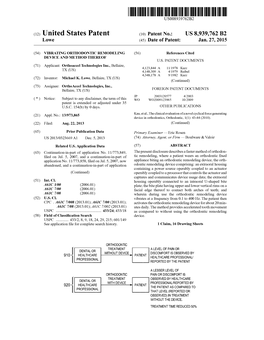 (12) United States Patent (10) Patent No.: US 8,939,762 B2 Lowe (45) Date of Patent: Jan