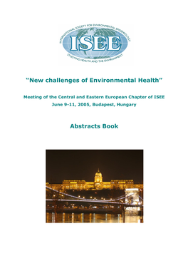 New Challenges of Environmental Health”