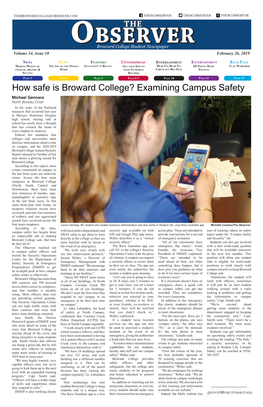 How Safe Is Broward College?