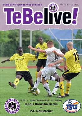 Tennis Borussia Berlin TSG Neustrelitz