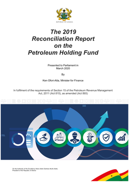 The 2019 Reconciliation Report on the Petroleum Holding Fund