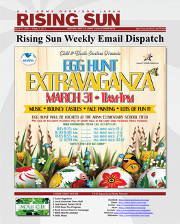 Rising Sun Weekly Email Dispatch