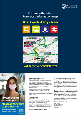 Portsmouth Public Transport Information Map