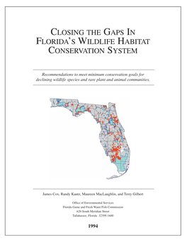 Closing the Gaps in Florida's Wildlife Habitat
