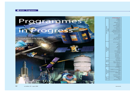 Programmes in Progress