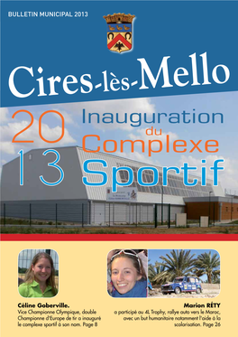 Cires-Lès-Mello Inauguration Du Complexe Sportif