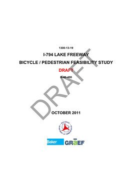 I-794, Lake Freeway Bicycle/Pedestrian Feasibility Study