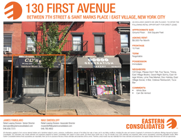130 First Avenue