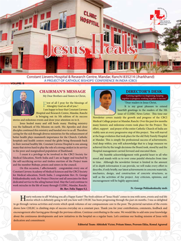 1 Constant Lievens Hospital & Research Centre, Mandar, Ranchi