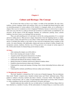 Indian Culture & Heritage
