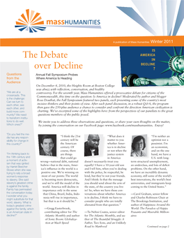 The Debate Over Decline