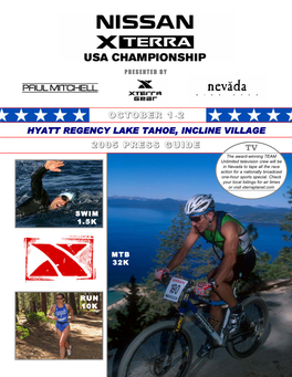 2005 XTERRA USA Press Guide.Qxd