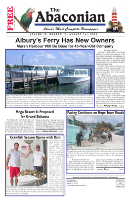 Albury's Ferry Has New Owners