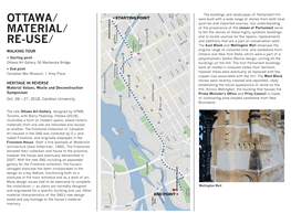 Ottawa /Materials/Reuse Walking Tour Leaflet