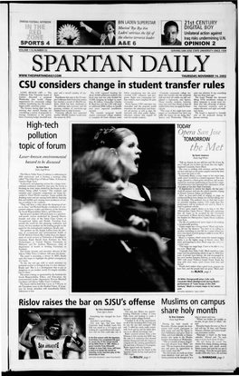 CSU Considers Change in Student Transfer Rules