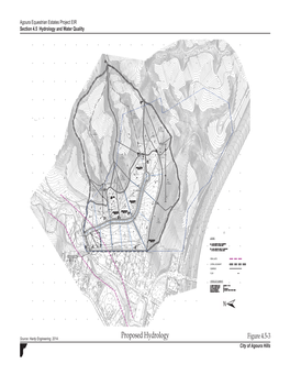 Proposed Hydrology Figure 4.5-3 City of Agoura Hills Agoura Equestrian Estates Project Section 4.5 Hydrology and Water Quality