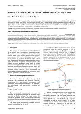 Influence of the Earth's Topographic Masses On