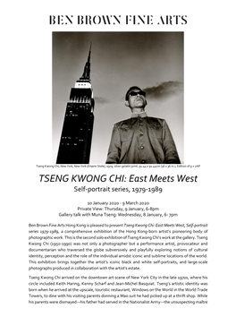 TSENG KWONG CHI: East Meets West Self-Portrait Series, 1979-1989