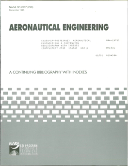 Aeronautical Engineering