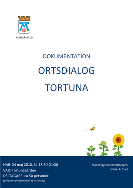 Dokumentation Ortsdialog Tortuna